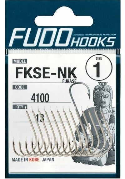 Fudo 4101 Fukase Black Nıkel 9 Lu Olta İğnesi No:1/0 - Standart
