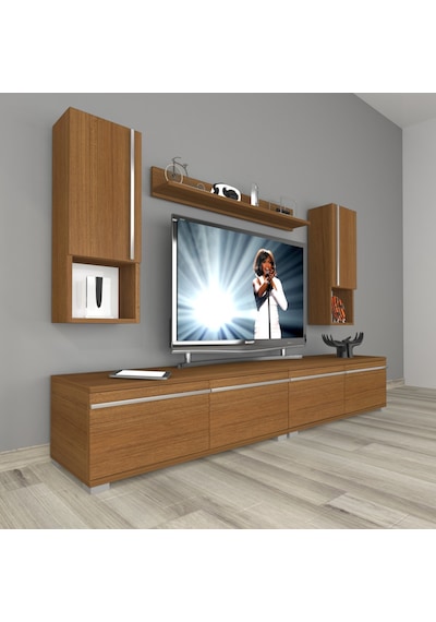 Decoraktiv Eko 5220ta Mdf Tv Ünitesi Tv Sehpası Ceviz