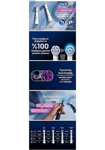 Oral B İo Sensitive White 2'li Diş Fırçası Yedek Başlık