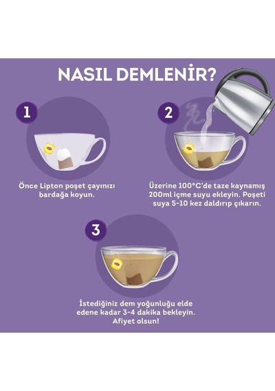 Lipton Adaçayı Bardak Süzen Poşet Bitki Çayı 20'li Paket
