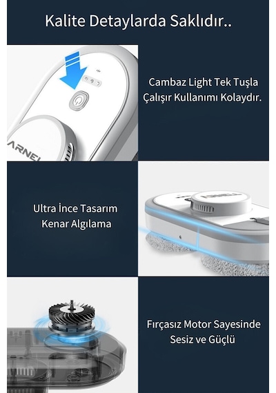 Arnell Cambaz Light WCR-2306 Cam Temizleme Robotu