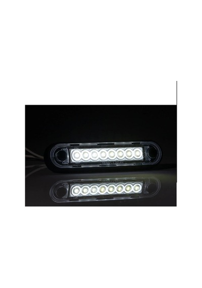 Frıstom 12v-36v Parmak Lamba 8-ledli Kablolu Beyaz 120 28 Mm