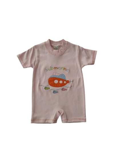 Cebeciticaret Kız Bebek Tulum Pembe