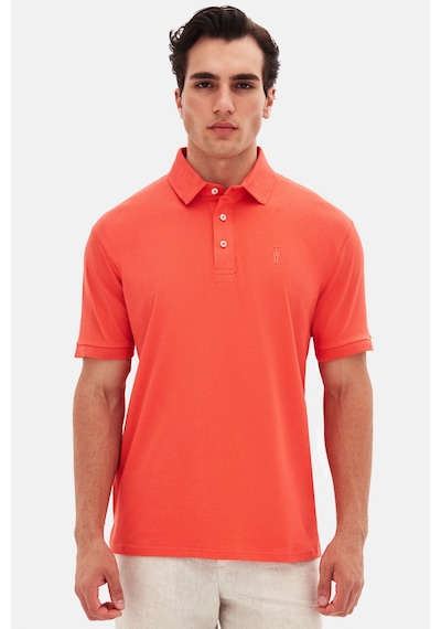 Twn Slim Fit Mercan Pike Dokulu T-shirt 4ec146011784m MERCAN