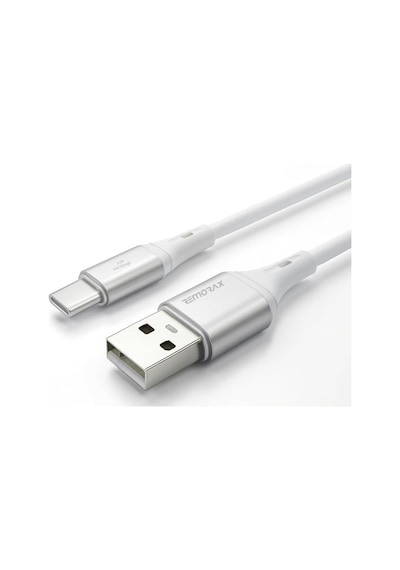 2ad X 2metre Set, Usb A-type C, 3.1a Hızlı Şarj Kablosu, Wahoo 2ad X 2metre Beyaz