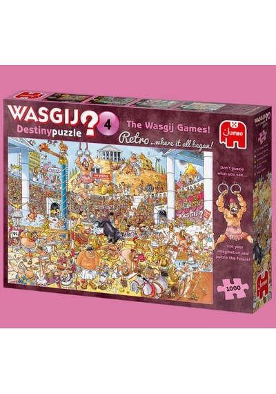 Jumbo Wasgij Puzzle 4 - 1000 Parça Retro Destiny