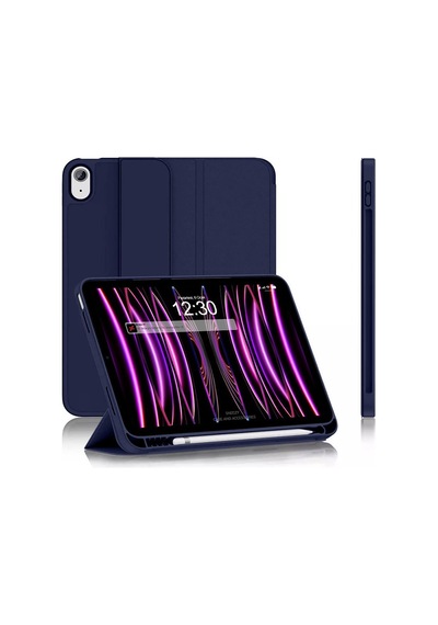 Apple Uyumlu iPad 11.nesil 11 İnç 2025 Kılıf Premium Kalem Bölmeli Uyku Modlu Kapaklı Smart Case Kapaklı Kılıf