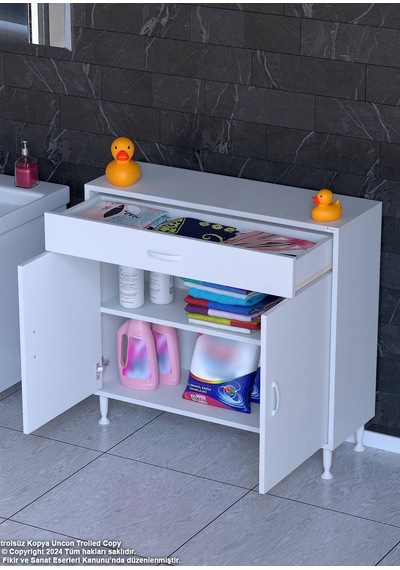 Eliusta Fre 100 Cm Çok Amaçlı Dolap 1 Raflı Tek Çekmeceli Banyo Mutfak Dolabı 100x88x32,5 Cm Organizer Dolap Beyaz Eliusta Fre 100 Cm Çok Amaçlı Dolap 1 Raflı Tek Çekmeceli Banyo Mutfak Dolabı 100x88x32,5 Cm Organizer Dolap Beyaz