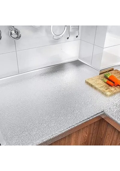 Gümüş Yapışkanlı Mutfak Folyo 40 Cm X 10 M Pratik Koruma