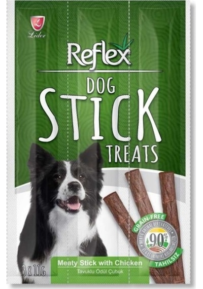 Reflex Stick Tavuk Etli Köpek Ödül Çubuğu  3 x 11 G