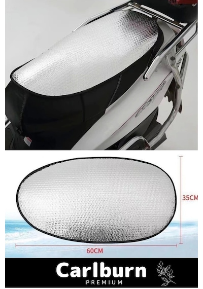 Özel Üretim Pratik Hafif Su Geçirmez Sızdırmaz Motosiklet Sele Koruma Güneşliği - 60 Cm X 35 Cm