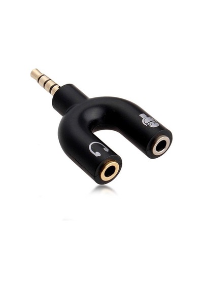 Store Kulaklık Mikrofon Ayırıcı Çoklayıcı 3.5mm Splitter Switch Stereo Dönüştürücü Al4456
