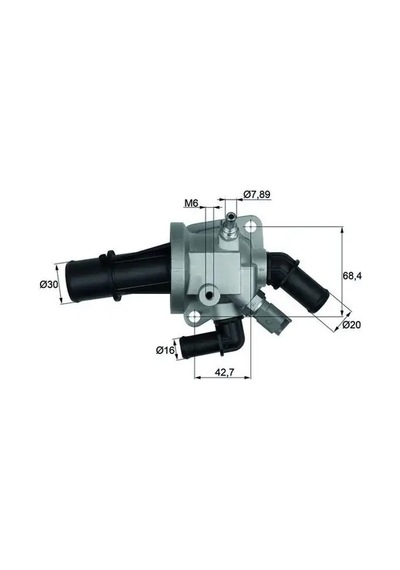 Fiat Idea Termostat 1.3 Multijet 2005-2008 Mahle Tı16488