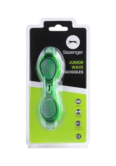 Slazenger Junior Yüzücü Gözlüğü Wave 2546 Smokegreenlgreen Çok Renkli