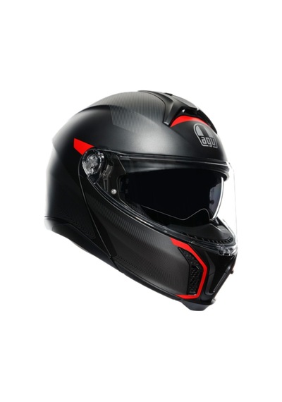 Agv Tour Modular Kask Solid Mat Metal Kırmızı