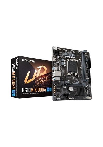 Gıgabyte H610m-k Ddr4 Hdmı Pcıe 16x V4.0 1700p Matx-212339