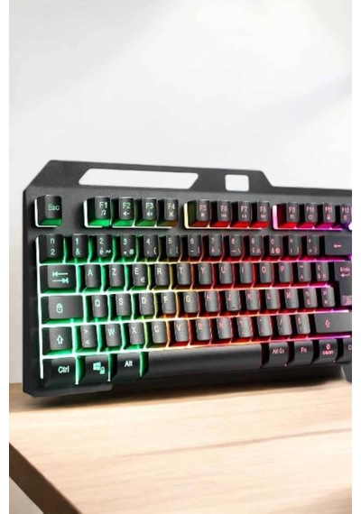 Bay Led Işıklı Oyuncu Klavye Usb Girişli Rgb Işıklı Q Klavye Mouse  Najmaddin 41047416