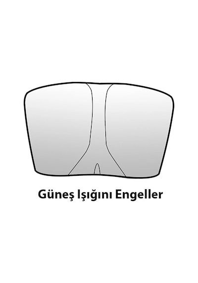 Ally Tesla Model Y Model 3 İçin Ön Cam Güneşliği Katlanır Ön Pen