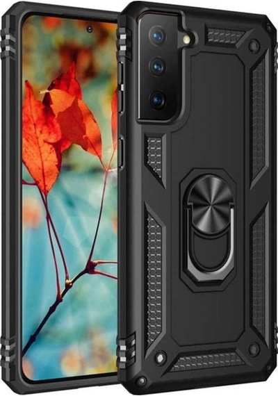 Galaxy S21 Plus Kılıf Zore Vega Kapak Siyah