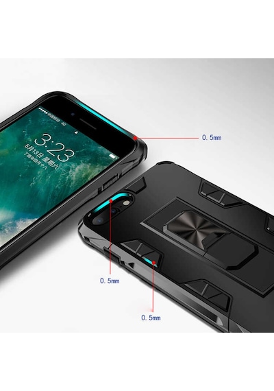 Apple Uyumlu iPhone 8 Plus Kılıf Wolverine Armour Case