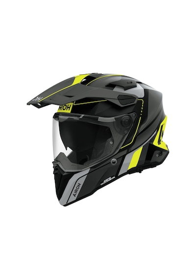 Airoh Commander 2 Skıp Sarı Mat Motosiklet Kaskı Siyah - Sarı