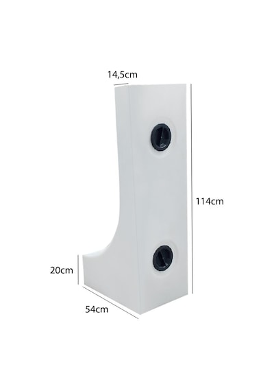 Shuıvan Karavan Su Deposu 80 Litre 114x54x20cm Teker Üstü Uyumlu-1063