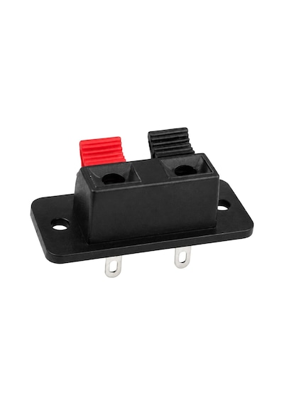 Powermaster Pm-37889 İkili Yaylı Hoparlör Terminali 38x19mm Hoparlör Kablo Giriş Soketi