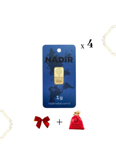 Nadir 4 Adet 1 Gr 24 Ayar Altın