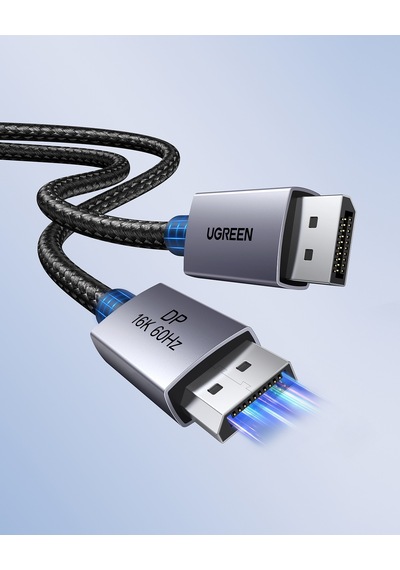 Ugreen Displayport 16k 60hz Male To Male Örgülü Kablo 1m, 55567 -