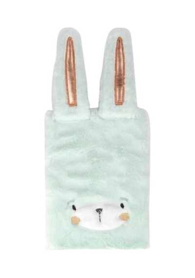Syloon A5 Peluş Beyaz Tavşanlı Defter
