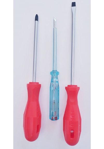 3 lü Set Tornavida Kontrol Kalemi Seti 3'lü Set