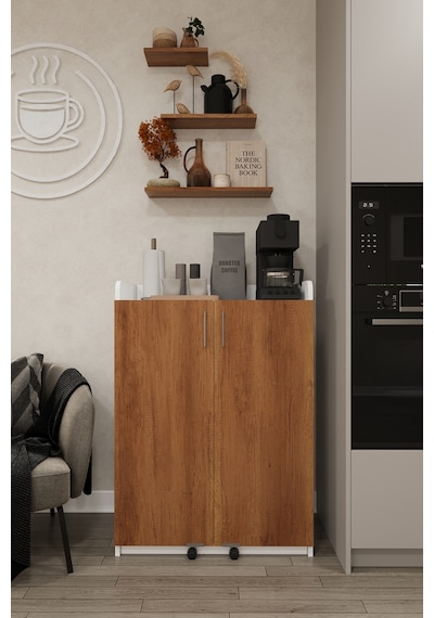 Asra Trend MK-12 %100 MDF 80x102 cm Çok Amaçlı Mutfak Kiler Dolabı Kapak İçi Raflı Kahve Köşesi Beyaz Petra Asra Trend MK-12 %100 MDF 80x102 cm Çok Amaçlı Mutfak Kiler Dolabı Kapak İçi Raflı Kahve Köşesi Beyaz Petra