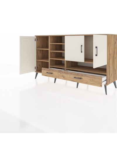 Hyperion Konsol 8 Raflı 2 Çekmeceli 3 Kapaklı 176x44x99 Çam-aytaş Çam-aytaşı/çam Hyperion Konsol 8 Raflı 2 Çekmeceli 3 Kapaklı 176x44x99 Çam-aytaş Çam-aytaşı/çam