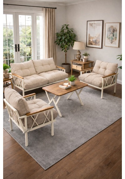 Ard & Garden Miray Krem 211 Masalı Antrasit Fermuarlı Düğmeli Bahçe Oturma Grubu Balkon Oturma Takımı Salon Teras Bej Ard & Garden Miray Krem 211 Masalı Antrasit Fermuarlı Düğmeli Bahçe Oturma Grubu Balkon Oturma Takımı Salon Teras Bej