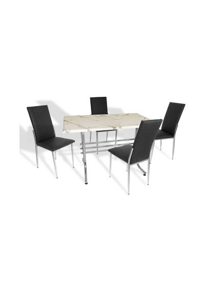 Japon - Gözde Masa Takımı - 70x120 Werzalit, Wermodin Ve Allzalit Tabla - Afyon Mermer - Siyah Çok Renkli Japon - Gözde Masa Takımı - 70x120 Werzalit, Wermodin Ve Allzalit Tabla - Afyon Mermer - Siyah Çok Renkli