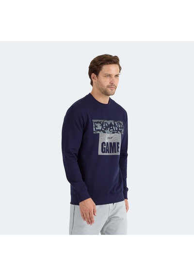 Slazenger RUBIO Erkek Sweatshirt Lacivert