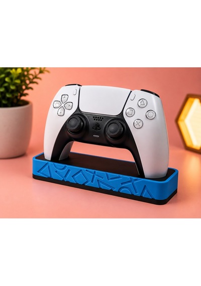 Veriqo 3d Ps5 Dualsense Uyumlu Oyun Kolu Standı Gamepad Tutucu Controller Standı Mavi