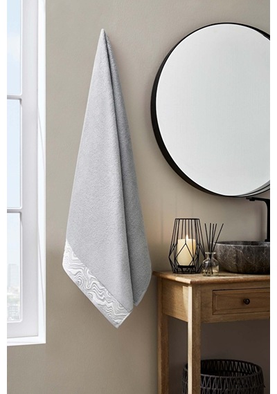 Ondes/açık Gri Banyo Havlusu 90 150