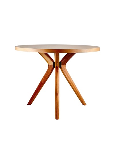 Posedion Natural Ahşap Masa Sandalye Takımı 110x110 Natural
