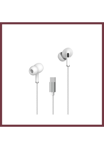 Storeşahin Konfulon Ina16 Type-c Kablolu Kulak İçi Kulaklık - Beyaz Shn0720