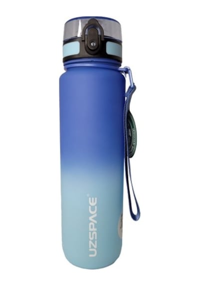 Uzspace Tritan Su Matarası 1000ml Vgn3038 Dark Blue Light Blue