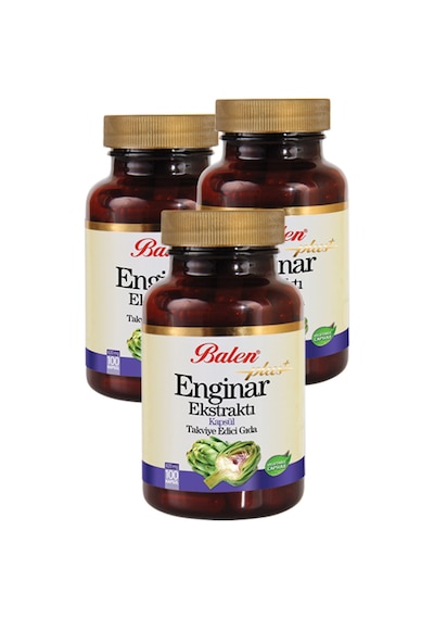 3 Kutu Balen Enginar Plus Ekstraktı Kapsül 820 mg x 100 Kapsül