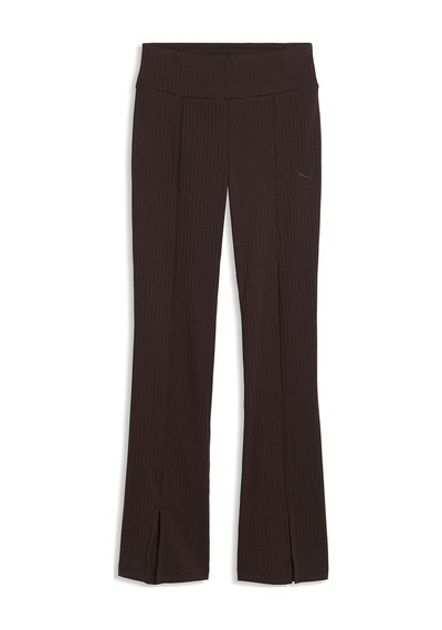 Puma Her Rib Flared Kadın Kahverengi Günlük Stil Tayt 69402833