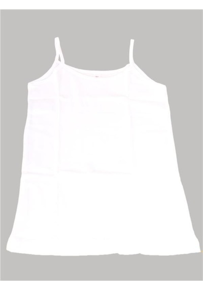 Şahinler Bc001 Ip Askılı Kız Çocuk Atlet No:34 Beyaz