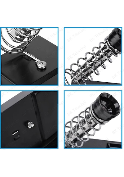 Yüksek Kalite Metal Tabanlı Yaylı Havya Tutucu Destek Standı
