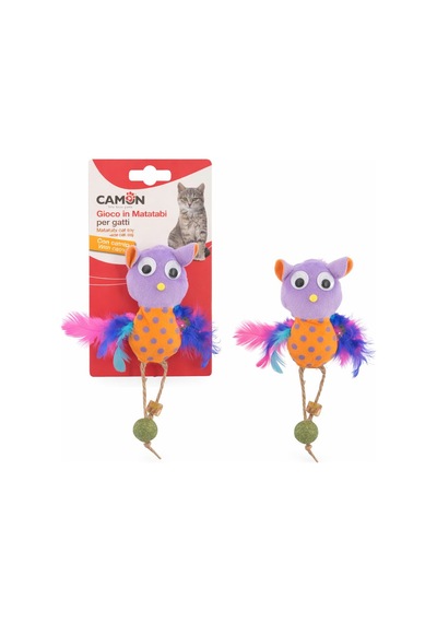 Camon Matatabili Baykuş Kedi Oyuncağı 10 Cm