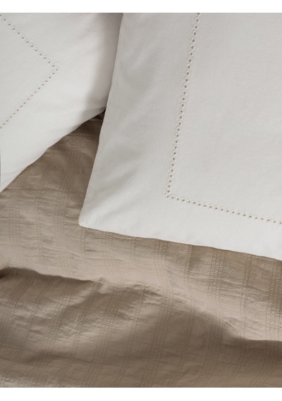 Cotton Box Natura Çift Kişilik Yatak Örtüsü/pike Takımı Vilo Bej Bej