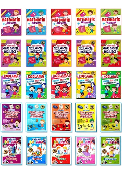 Okul Öncesi Eğitim Seti 25 Kitap