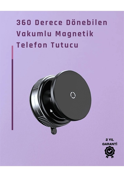 Telefon Tutucu, Çift Taraflı Vakum Emme, 4.7+ İnç, Güvenli Sabitleme Standart
