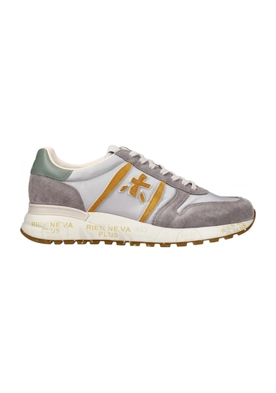 Premiata Sneakers Lander 7201 Açık Gri - Turuncu